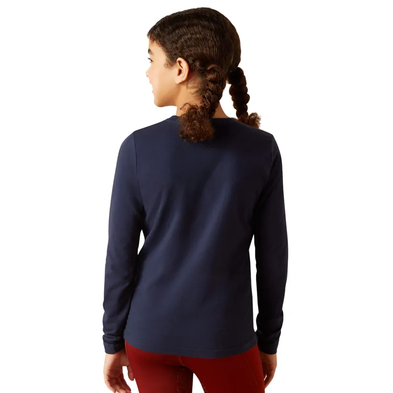 Ariat Youth Glitz T-Shirt - Navy Eclipse-1